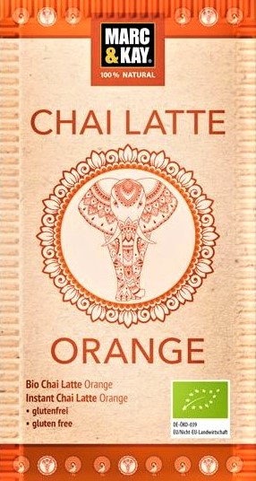 Bio Chai Latte "Orange", Tassenportion